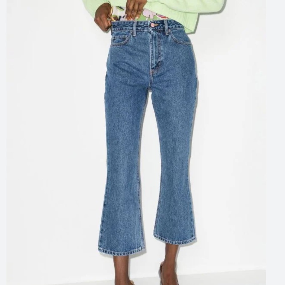 GANNI BETZY CROPPED JEAN
